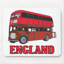 England Bus Mouse Pads