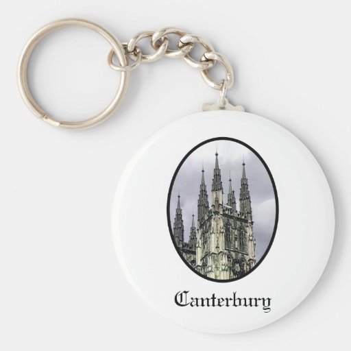 England Canterbury Church Spirals Black o The MUSE Keychains