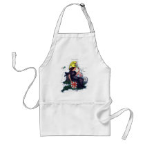 England Caricature Map aprons by tartanphoenix England Caricature Map aprons
