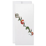 England Chili Peppers rack cards