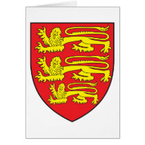 England Coat Of Arms Greeting Card