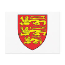 England Coat of Arms Postcard