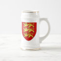 ENGLAND COAT OF ARMS Stein mugs