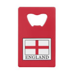 England Credit Card Bottle Opener