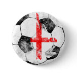 England Distressed Soccer Pins