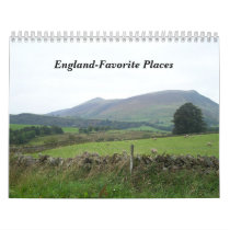 England-Favorite Places Calendars