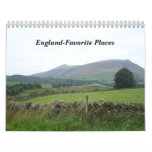 England-Favorite Places Calendars