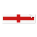 England Flag Bumper Sticker