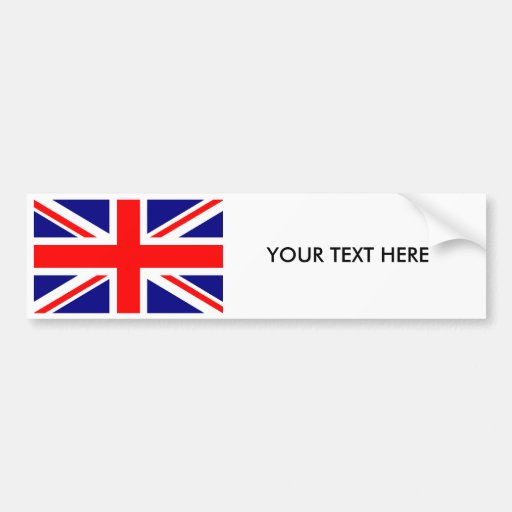ENGLAND FLAG Bumper Sticker Zazzle