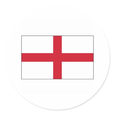 England FLAG International Round Sticker by flagshirt