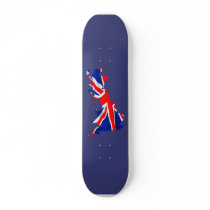 England Flag Map Skateboard by Method77 England Flag Map Skateboard