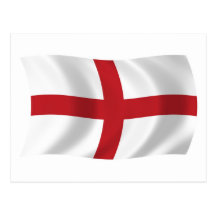 England Flag Postcard