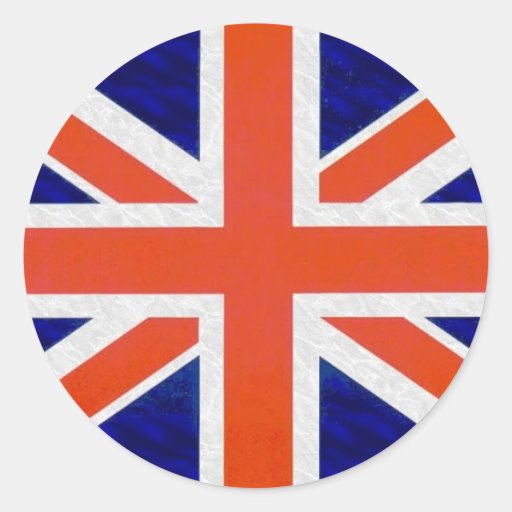 England Flag Classic Round Sticker Zazzle