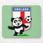 This adorable little panda is too cute! He's featured in front of a large flag from England and ready to play football and score some goals. This cute design is perfect for football players and soccer fans.