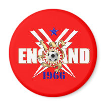 England football Three Lions fans magnet