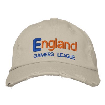 ENGLAND GAMERS LEAGUE Cool Baseball Cap by GAMERS_TEES