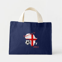 England Goes to Africa St Georges Football flag Tote Bags