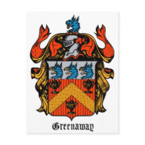 ENGLAND GREENAWAY COAT OF ARMS postcards