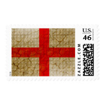 England Grunge Flag stamps