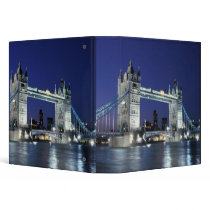 England, London, Tower Bridge 3 Binders