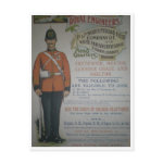 England Royal Engineers recruitment poster 1890 Post Cards
