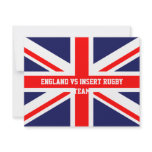 England rugby invitations template