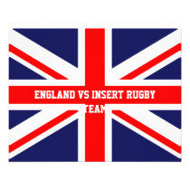 England rugby invitations template invitations