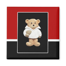 England Rugby Teddy Bear magnets