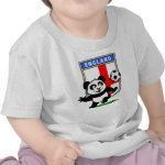This cute panda loves to play <b>soccer</b>, also called <b>football</b> for England. This fun English <b>soccer t-shirt</b> is perfect for anyone that loves to play football or fans that like to root for England in matches! Support the English Football Team with this cute t-shirt design!