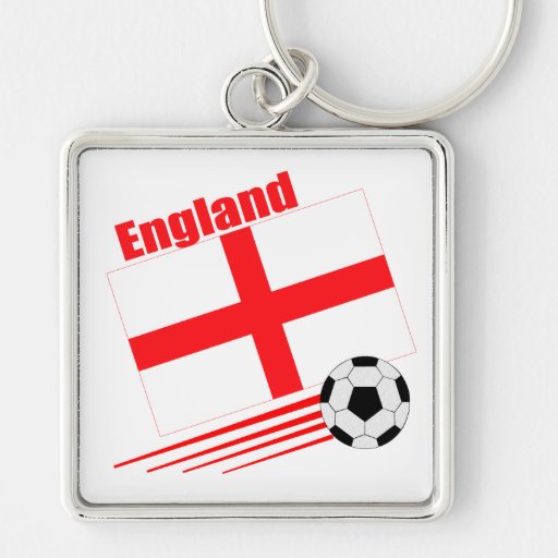 England Soccer Team Keychains
