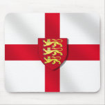 England St. George's three lions 2012 2014 flag mousepads