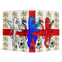 England Three Lions football fans binder file by ThreeLions England Three Lions football fans binder file