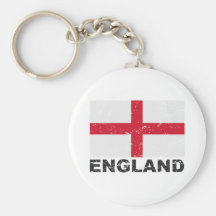 England Vintage Flag Key Chains