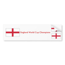 England World Cup Champions Bumper Sticker bumper stickers