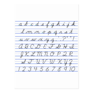 Cursive Alphabet Gifts on Zazzle