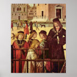English ambassador at king by Vittore Carpaccio Print