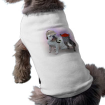 English and French bulldogs Pet Tshirt
