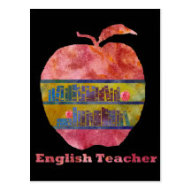 English Apple Postcard