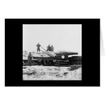 English Armstrong Gun in Fort Fisher, NC 1864 Greeting Cards
