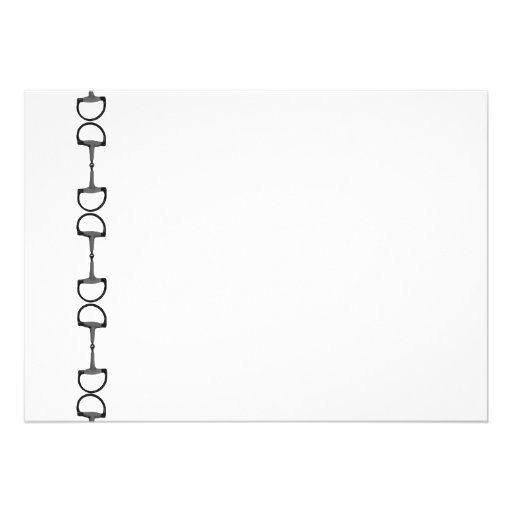 English Bit Equestrian Wedding Invitations