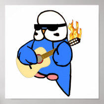 English Budgie Unplugged Poster