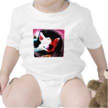 english bull terrier baby bodysuits