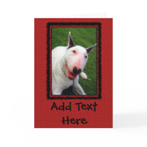 English Bull Terrier Card