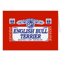 English Bull Terrier cards