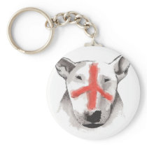 English Bull Terrier England Keychain