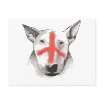 English Bull Terrier England Postcard