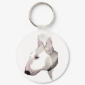 english bull terrier keyring keychains