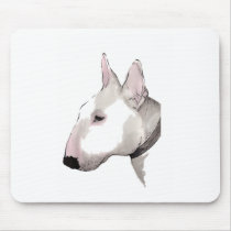 english bull terrier mousemat mouse mat