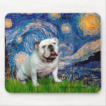English Bulldog 8 - Starry Night Mouse Mat