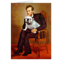 English Bulldog 9 - Lincoln Greeting Cards